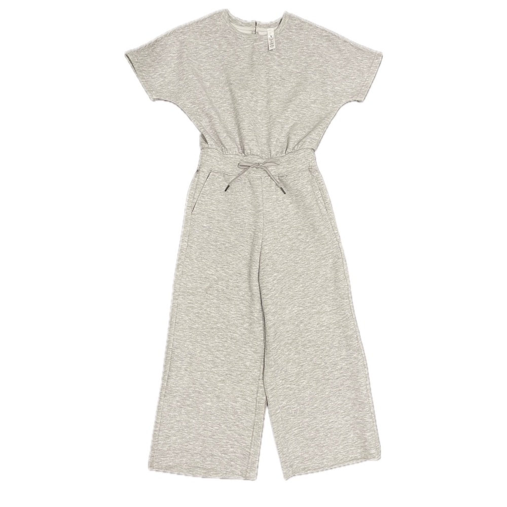 Yogalicious Soft Grey Short-Sleeved Jumpsuit in XS - Picture 2 of 2